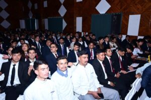 कार्यक्रम में उपस्थित छात्र